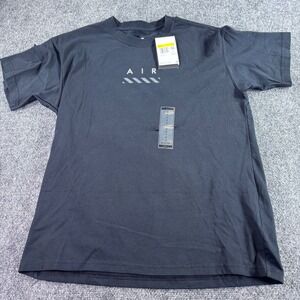 Nike Air T-Shirt Mens Small Black Global City Graphic Loose Fit NWT DZ2875-010